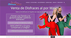 Desktop Screenshot of disfracesrico.com