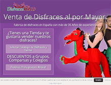 Tablet Screenshot of disfracesrico.com